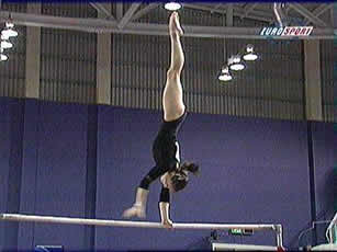 uneven bars