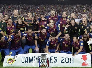 campeones de la supercopa de españa al derrotar al real madrid