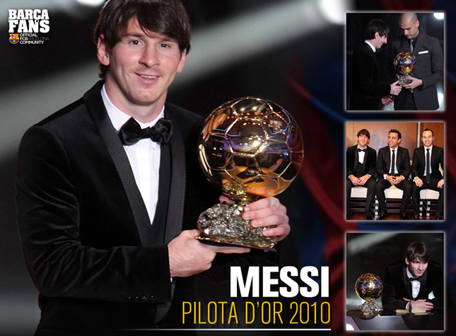 leo messi BALON DE ORO