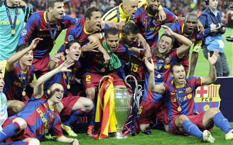 foto oficial del barça campeon del mundo