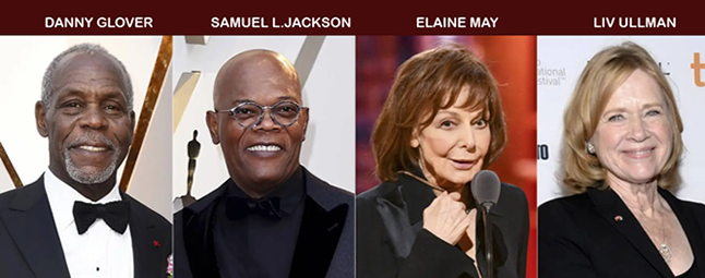 premio hersholt danny glover. oscars honorificos samuel l. jackson, elaine may, liv ullman