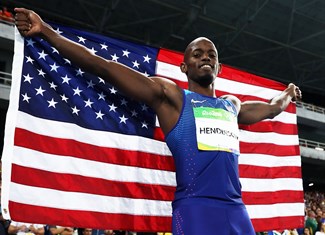 jeff henderson gold medal long jump men