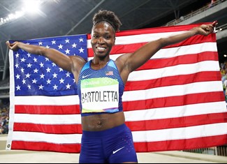 tiana bartoletta gold medal long jump women