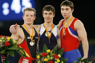 podium all around men