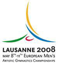 logo campeonato de europa lausanne 2008