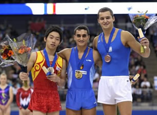 men floor podium