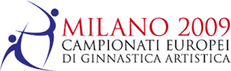 logo campeonato de europa milan 2009