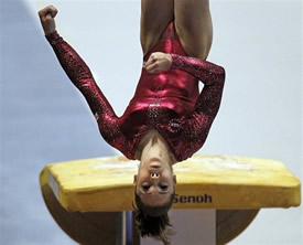 la estadounidense mckayla marooney medalla de oro en el salto