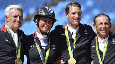 jumping team france gold medal