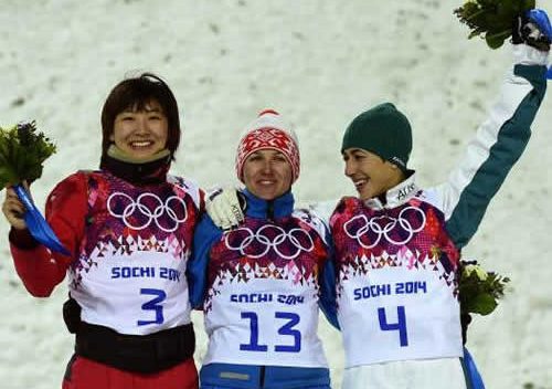 slopestyle ladies podium