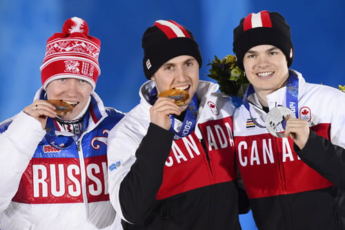 podium moguls men