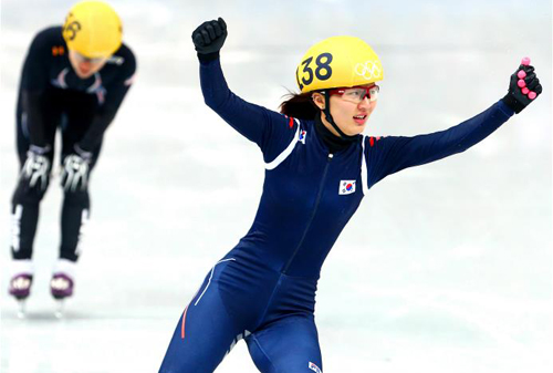 seung-hi park ganadora de los 1000 m short track