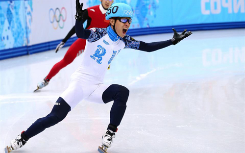 el doble campeon olimpico victor an tambien ganador de los 500 m short track