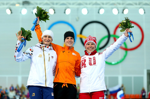 podio 3.000 m. femenino