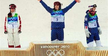 podio moguls femenino