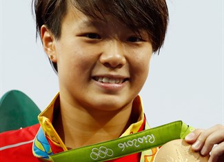women 3 m shi tingmao gold medal