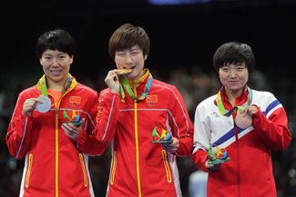 podium women