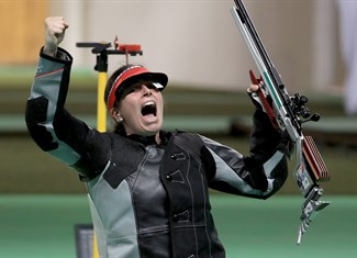 barbara engleder gold medal men 50m rifle 3 positions